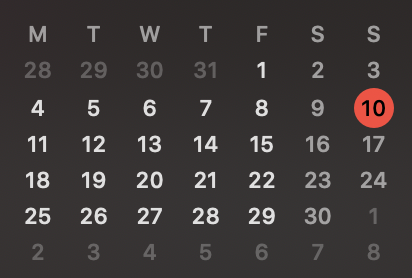 Calendar Widget For Mac Sierra